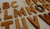 Wooden Alphabet & Number // Puzzle Boards (BOARD ONLY)