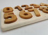 Wooden Alphabet & Number // Puzzle Boards (BOARD ONLY)