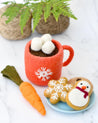 Santa's Snacks with Red Hot Chocolate Cup
