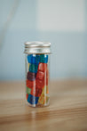 Jar of Mini Acrylic Lucite Blocks