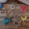 Mini Farm Eco Dough Cutters (Set of 6)
