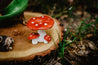 Enchanted Red Mushrooms