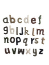 Natural Felt Alphabet (Lowercase)