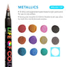 Metallic Brush Tip Paint Pens // Set of 12